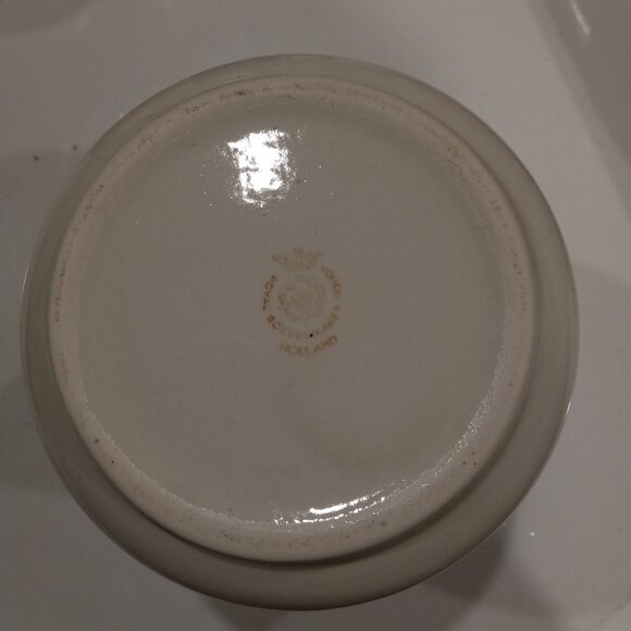 Vintage Royal Goedewaagen Gouda Holland Tobacco Jar with Lid - Picture 11 of 11